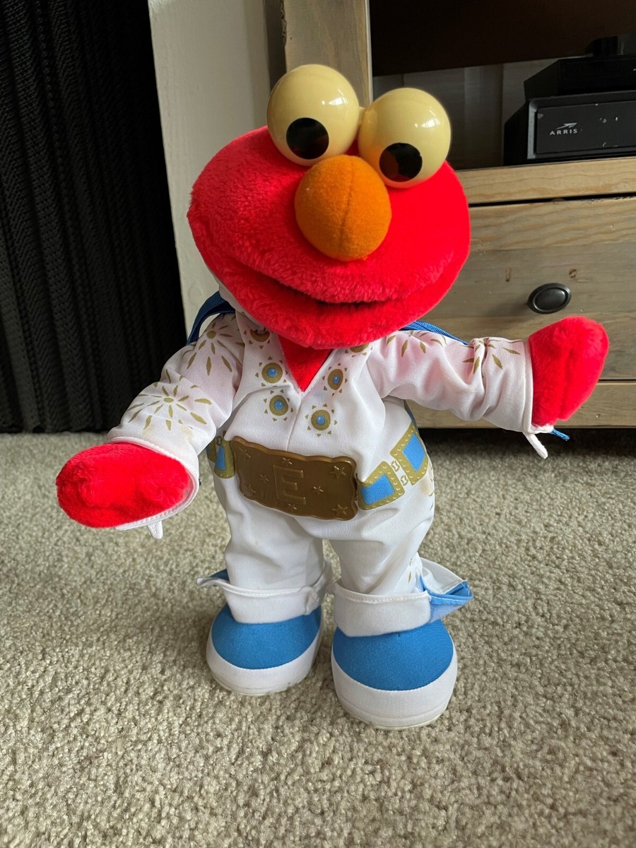 Vintage Mattel 2000 Talking Elmo ELVIS - Sings Dances Sesame