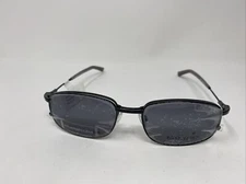 EASYTWIST CT131 BLACK 54-19-140 90 w/ POLARIZED CLIP Half Rimless Eyeglass EZ89