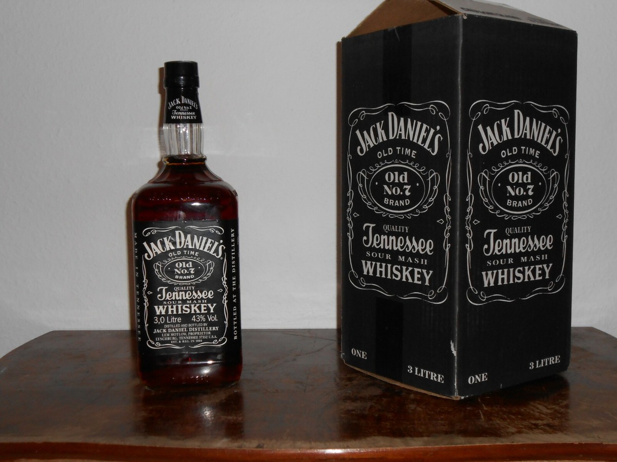 Tennessee Whiskey Jack Daniels Liter Kanister Flasche Metro Jack
