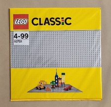 Image of New ~ 10701 LEGO CLASSIC Grey Baseplate Size 38x38cm ~ Building Base 48x48 Studs