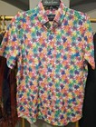 Robert Graham Modern Americana PALM COVE Short Sleeve Sport Shirt - Size Medium