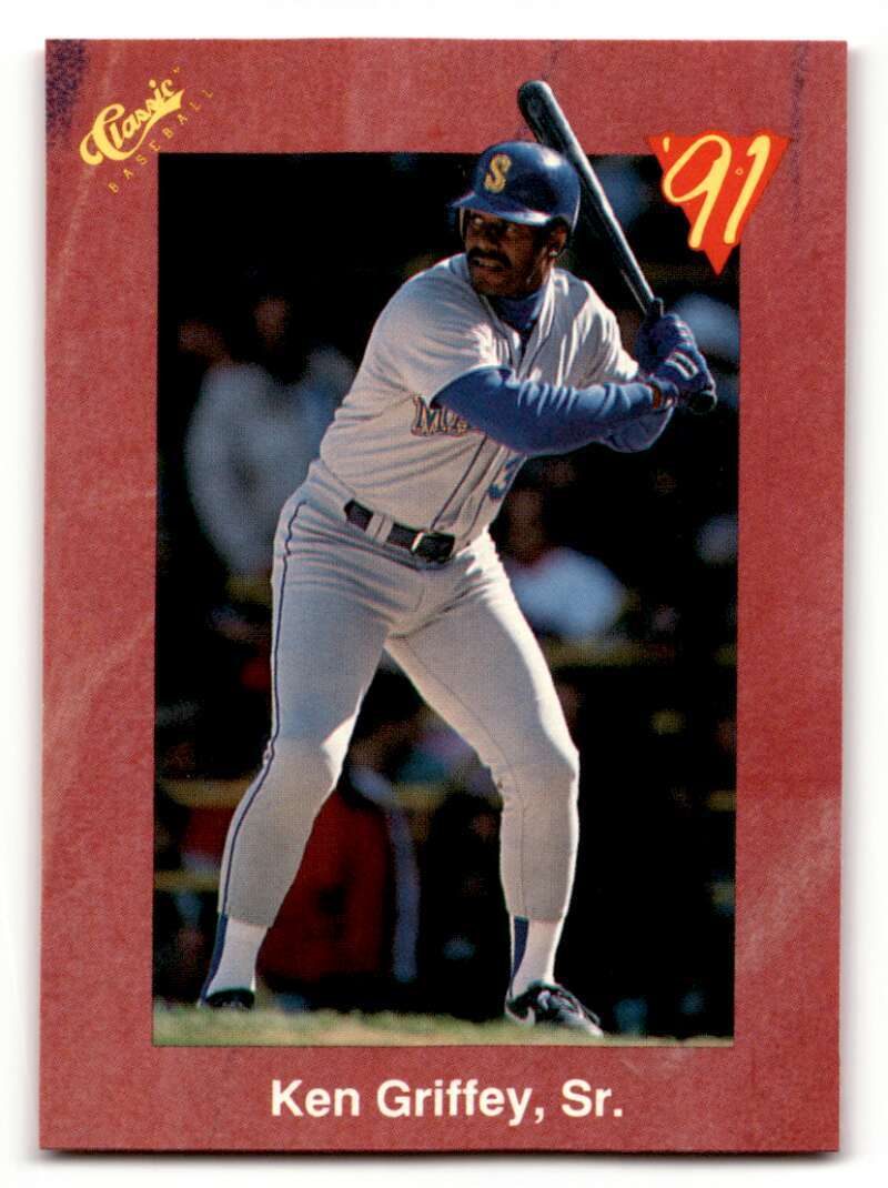 1991 Classic II #T21 Ken Griffey, Sr. Seattle Mariners Baseball