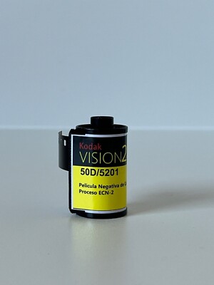 Kodak Vision 2 50D 5201 1 x 36 Film Can ENC-2 Lomography RARE