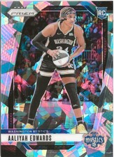 2024 Panini Prizm WNBA Aaliyah Edwards Silver Prizm SP RC Washington Mystics