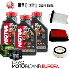 TAGLIANDO YAMAHA TMAX T-MAX 500 2009 3 LITRI OLIO 7100 10W40 +FILTRI OLIO E ARIA