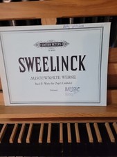  Sweelinck: Selected Organ Works, vol 2; organ Peters 