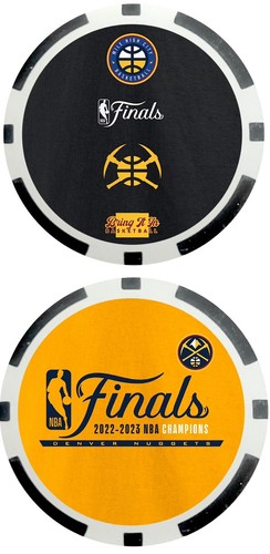 DENVER NUGGETS - 2023 NBA FINALS CHAMPIONS - POKER CHIP **GOLF BALL MARKER**