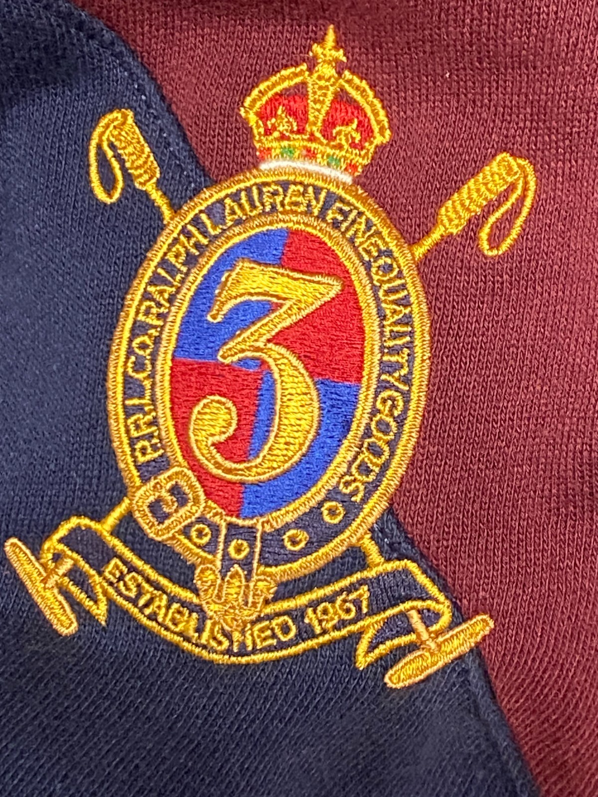 Polo Ralph Lauren felpa con cappuccio uomo pile 3 felpa grande polo pony XL vino nuova con etichetta