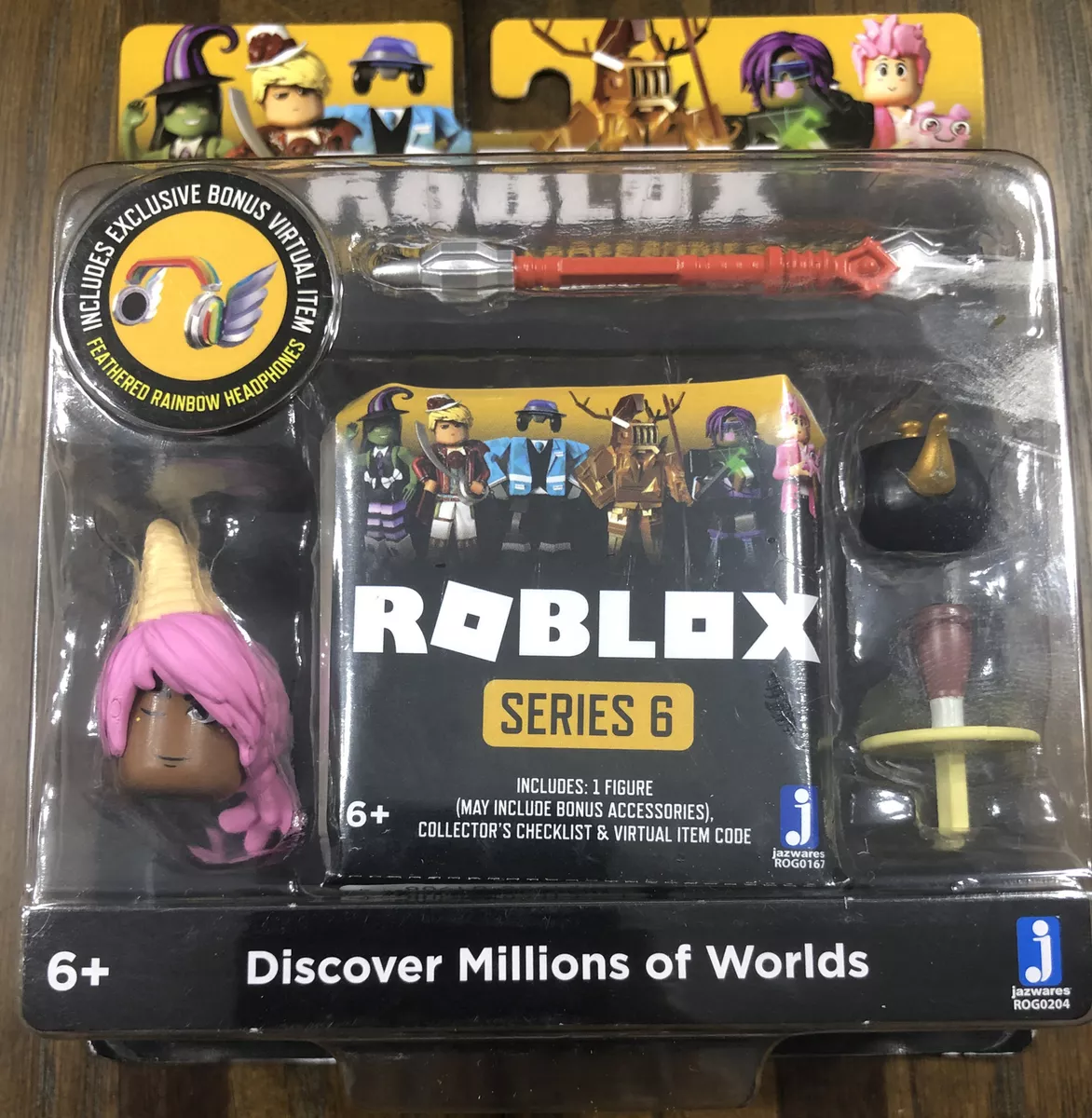 Roblox Mystery Box & Accessories pack series 6 With Virtual Code