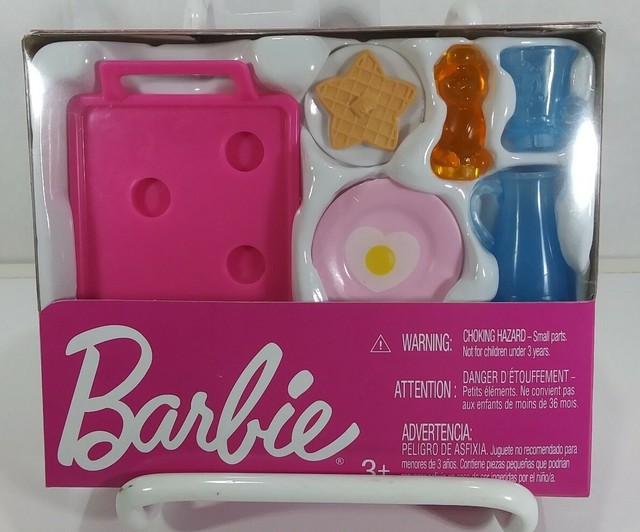 barbie plate set