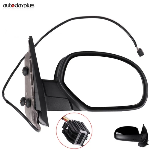 Power Heated Mirror For 07-13 Chevrolet Silverado 1500 GMC Sierra Right Side