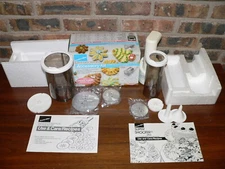 Proctor Silex Super Shooter Plus FOR PARTS and Unused Accessory Kit G1010