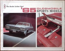 1965 Oldsmobile Sports Models Car Dealership Sales Brochure Inc 442 Rocket Z6320 1965 Oldsmobile Sports Models Car Dealership Sales Brochure Inc 442 Rocket Z6320