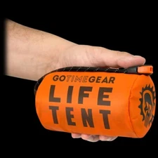 Go Time Gear Life Emergency Shelter Camping Tent 2 Person w/ Survival