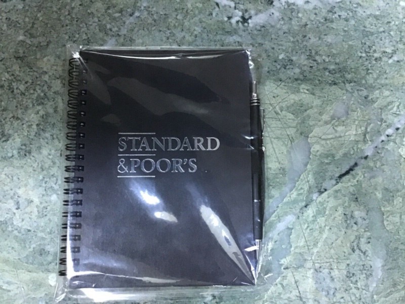 Standard & Poor's S&P Spiral Notebook Notepad Jotter NEW IN PACKAGE
