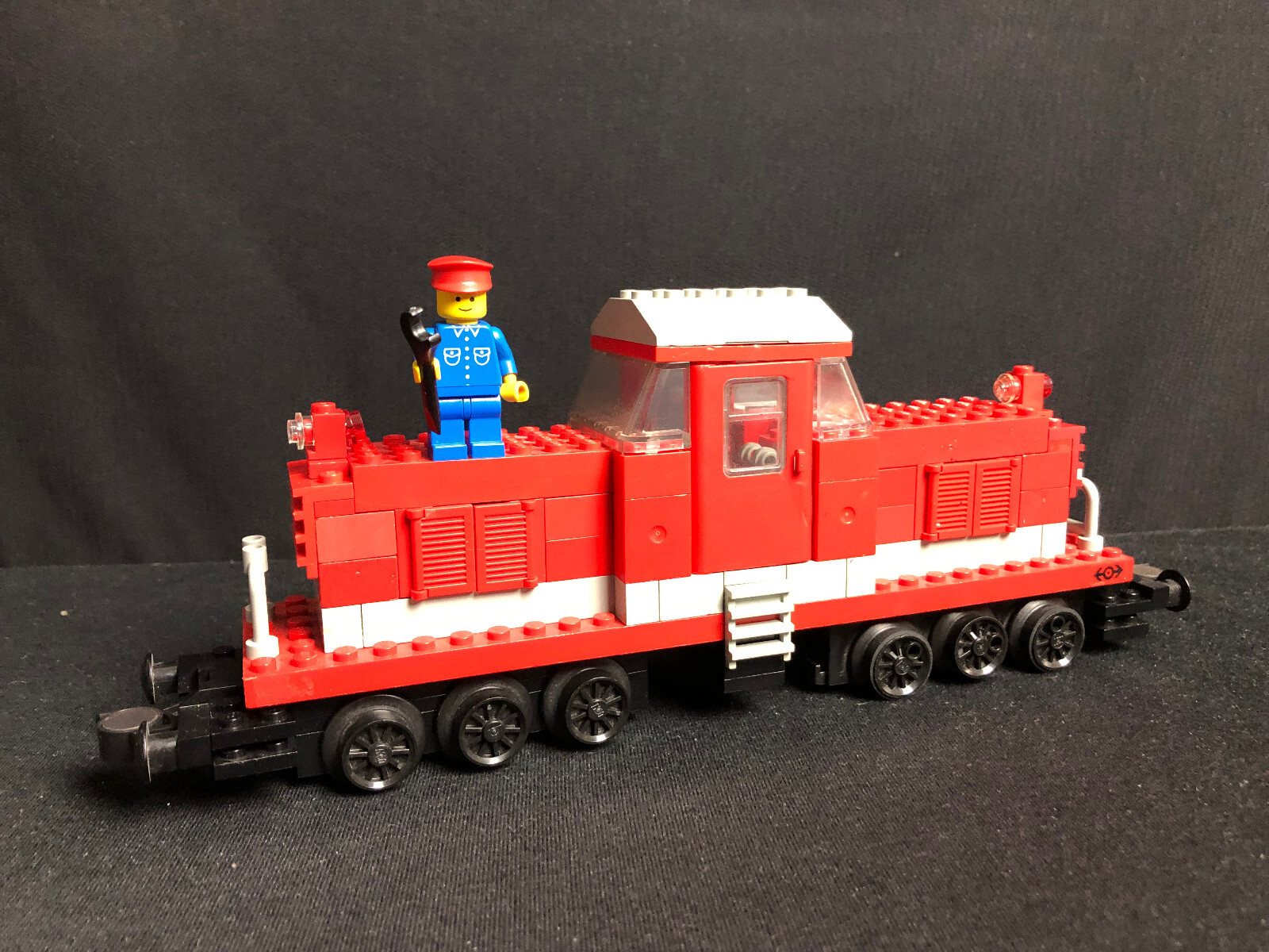 Lego 7755 Diesel Heavy Shunting Locomotive Engine! Railway 12v 1983