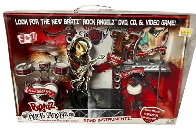 Bratz ROCK ANGELZ BAND INSTRUMENTS NRFB Stage DRUMS Keyboard