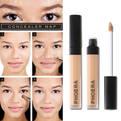 Twin Pack - Phoera  Concealer Foundation Volle Deckkraft Conceal Matte Aufhellen