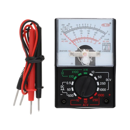 2PC Analog Multimeter Voltmeter Ammeter Ohmmeter Tester Meter OHM Volt AC/DC US - Picture 7 of 15