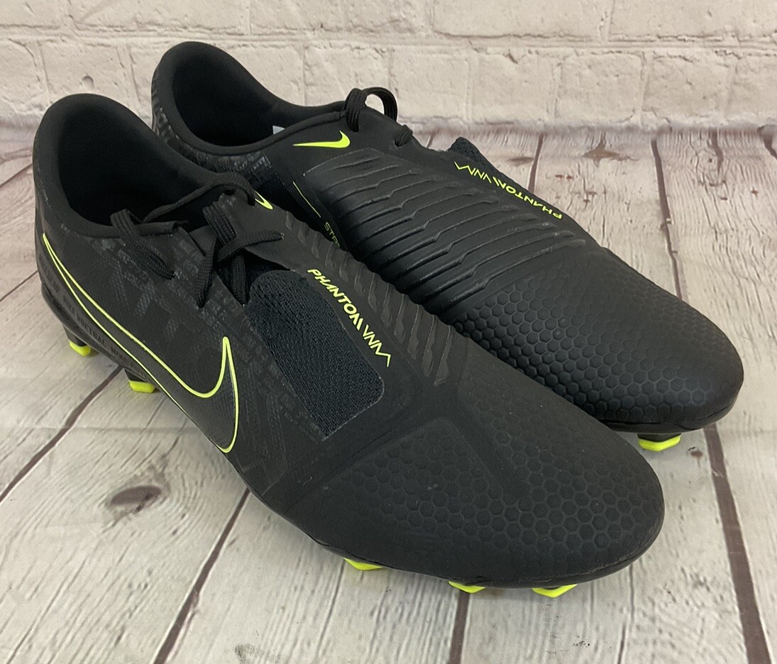 Nike Phantom Venom PRO FG Unisex Soccer Cleats Black Volt