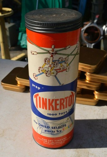 Vintage Tinkertoy Prep Set 65+ Pieces in great shape. - Picture 11 of 11