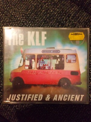 THE KLF JUSTIFIED AND ANCIENT CD SINGLE 1991