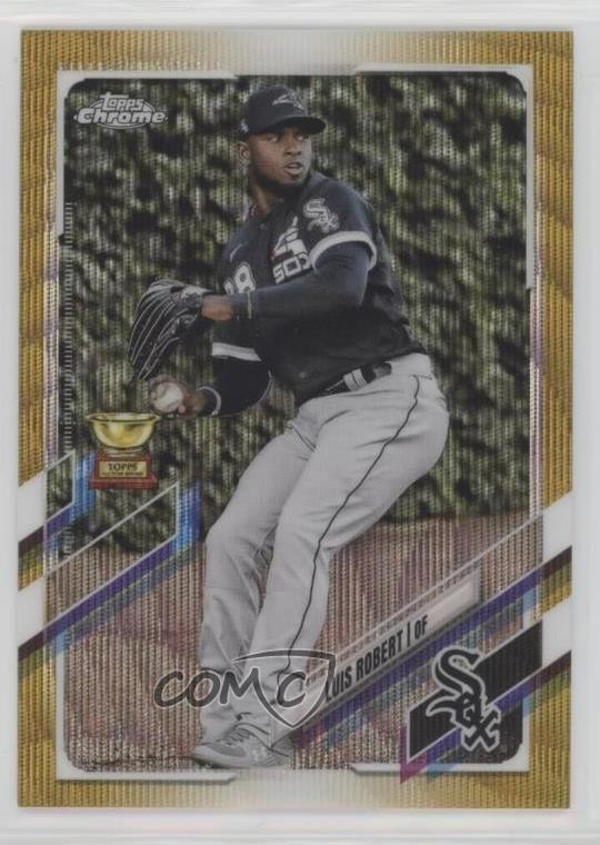 2021 Topps Chrome Gold Wave Refractor 19/50 Luis Robert #56