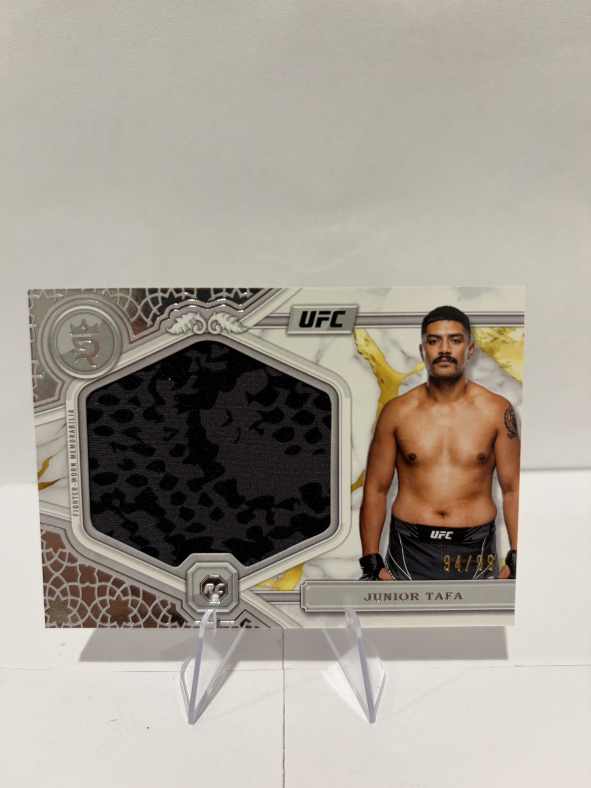 2024 Topps Royalty UFC - Rookie Jumbo Relics Junior Tafa #RJR-25 /99 (MEM,