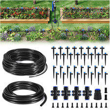 200FT Garden Watering System, Drip Irrigation Kits for Plants, New Quick Connect