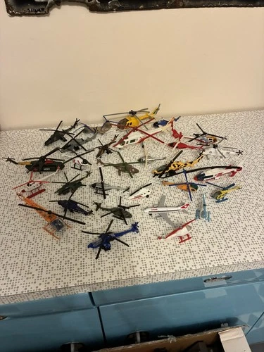 vintage die cast helicopter Bundle x 30 corgi matchbox dinky majorette