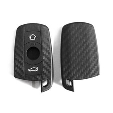 Carbon Look Schl�sselh�lle f�r BMW f�r F30 F20 F01 F07 E84 F25 F15 E81, schwarz