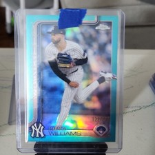 topps chrome Devin Williams teal refractor New York Yankees 2025 #153 /299