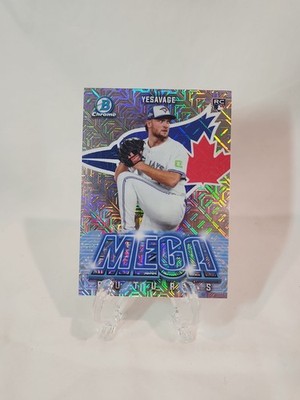 Trey Yesavage RC Mojo Refractor Mega Futures SP 2026 Bowman Blue Jays #MF-3