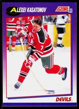 Alexei Kasatonov, 1991-92 Score American, #194, New Jersey Devils,