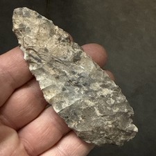 Indian Arrowhead Found By Grant Gaines Near Columbia MO Scottsbluff Knife @446