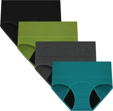 Nalwort Womens Menstrual Period Panties Cotton Leak Proof Underwear Postpartum P