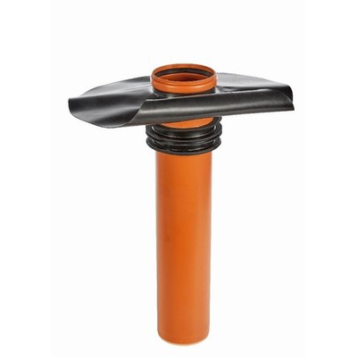 DOYMA ''HKD KG'' Bodenelement Rohr mit Mauerkragen Dichtflansch DN100 (500mm)