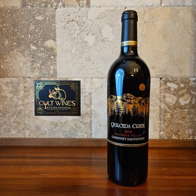 D-100pts! 2018 Quilceda Creek Cabernet Sauvignon wine, Columbia ValleY