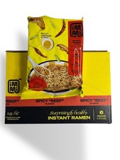 Immi 6 x Spicy "Beef" Ramen 100% Plant Based Vegan Sealed Box EXP - 9/2026