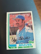 CHRIS CHAMBLISS 1982 TOPPS #320 FREE SHIPPING 