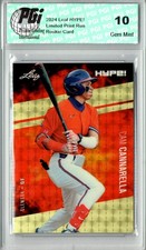 Marketplace image: Cam Cannarella 2024 Leaf HYPE! #HM-01 1/1 Gold Superfractor Rookie Card PGI 10