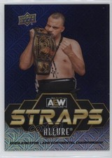 2024 Upper Deck Allure AEW Straps Black & Blue 22/35 Eddie Kingston #S-6 0pt4