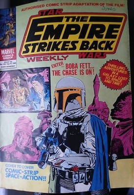 Star Wars Empire Strikes Back Weekly Comic No 129 BOBA FETT VERY Rare Mint