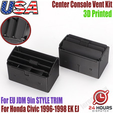 For Honda Ek Civic Moving Center Vents Pair Eu Jdm 9in Style Trim 96-98 Ek Ej Us