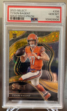 2023 SSP Select Tyson Bagent Rookie Gold Disco Prizm # 5/10