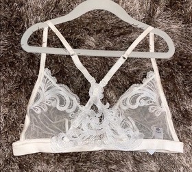 La Perla Windflower Sheer Embroidered Triangle Bra