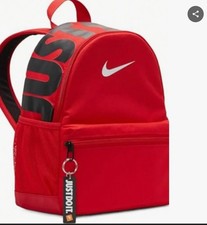 Nike Brasilia JDI Mini Backpack, Nike Just Do It School Bag, Red , 11L NWT 