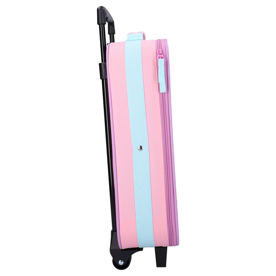 Disney Stitch Trolley Koffer Kinder Mädchen Kinderkoffer mit Rollen Trolly Pink - Bild 2 von 4