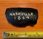 Civil War Artillery Shell Fragment 10lb. shell fragment Battle of Nashville