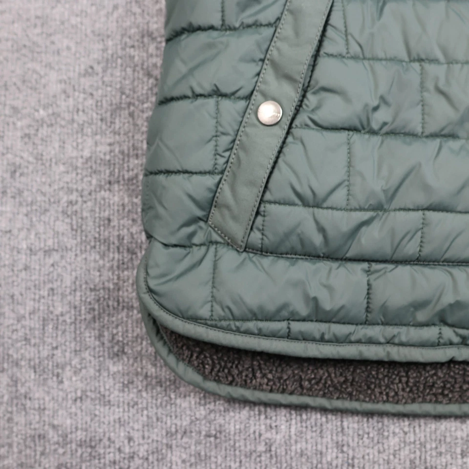 Chaleco Carhartt Mujer Pequeño Verde Sherpa Forrado Acolchado Bolsillos Aislados 102750 Foto 4 de 4